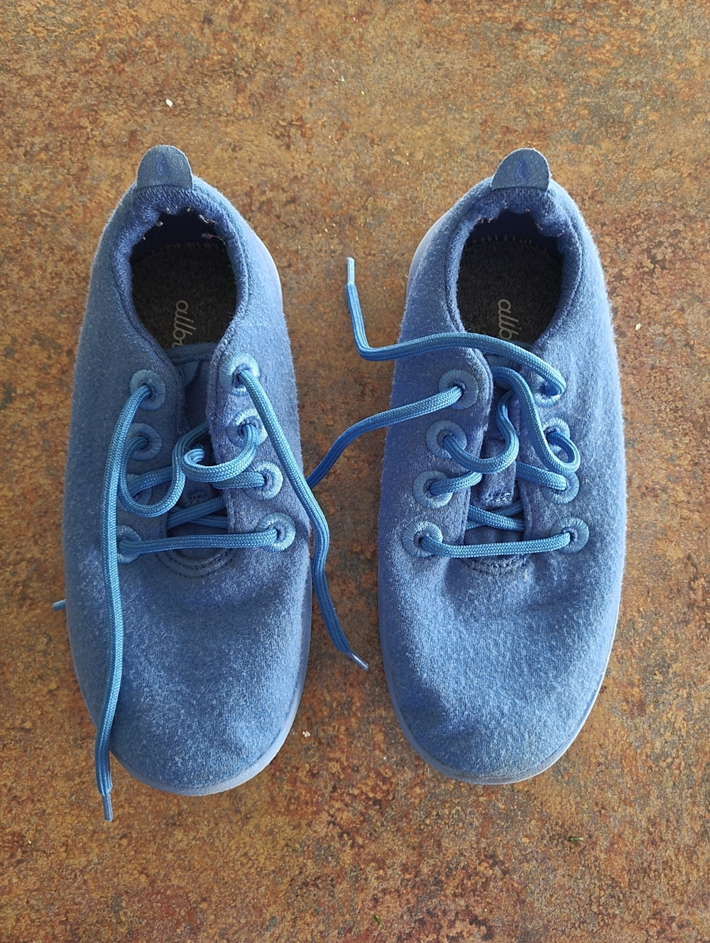 Allbirds Smallbirds All Blue Wool Runners Size 1
